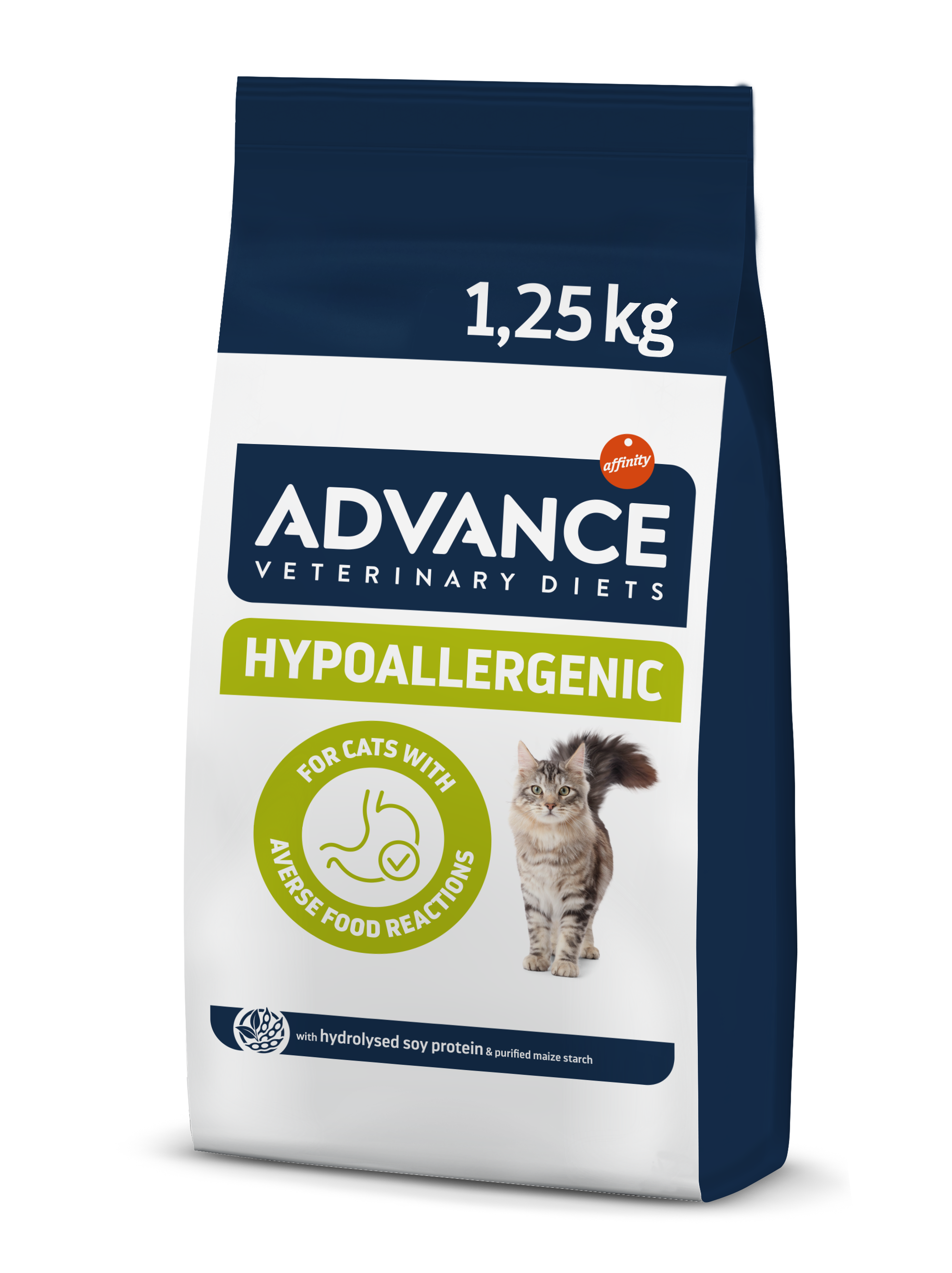 Hypoallergenic cat 1,25 kg