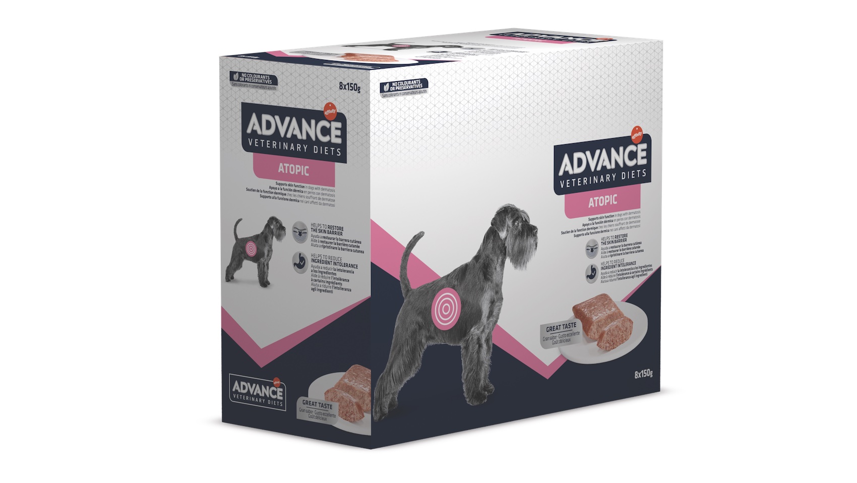 Wet Atopic Dog, 150 g x 8 vnt.