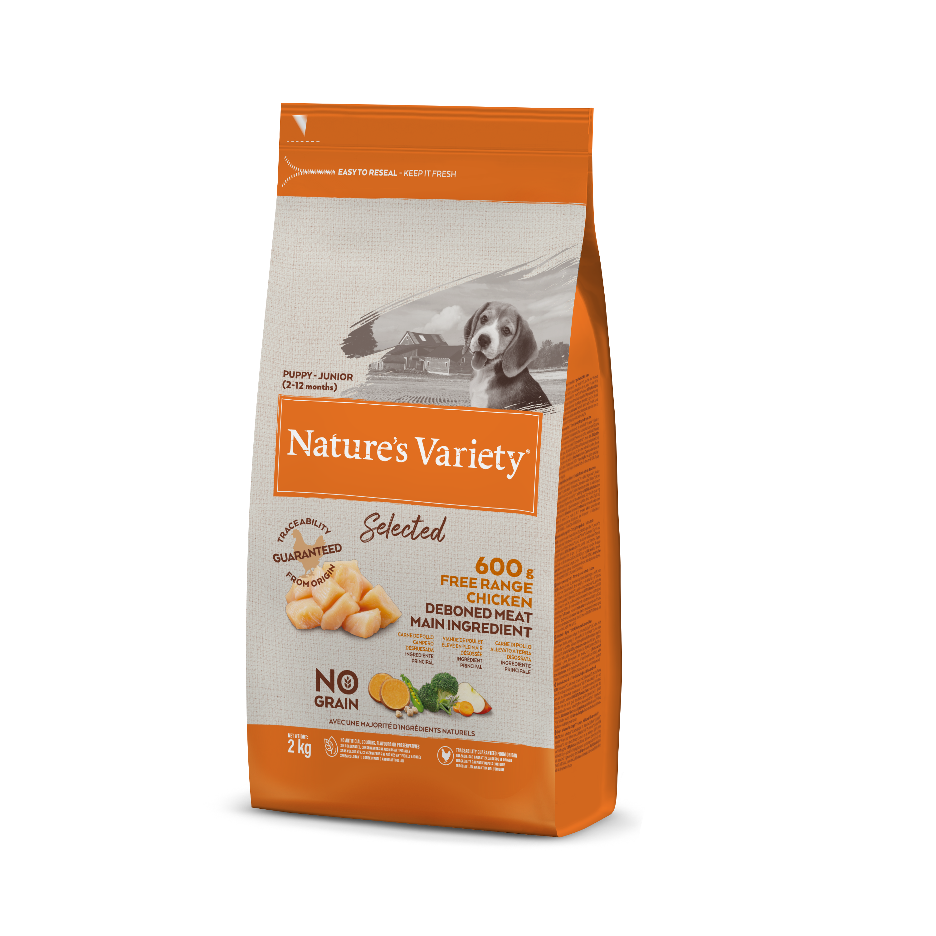 Selected Puppy-Junior (vištiena) 2 kg