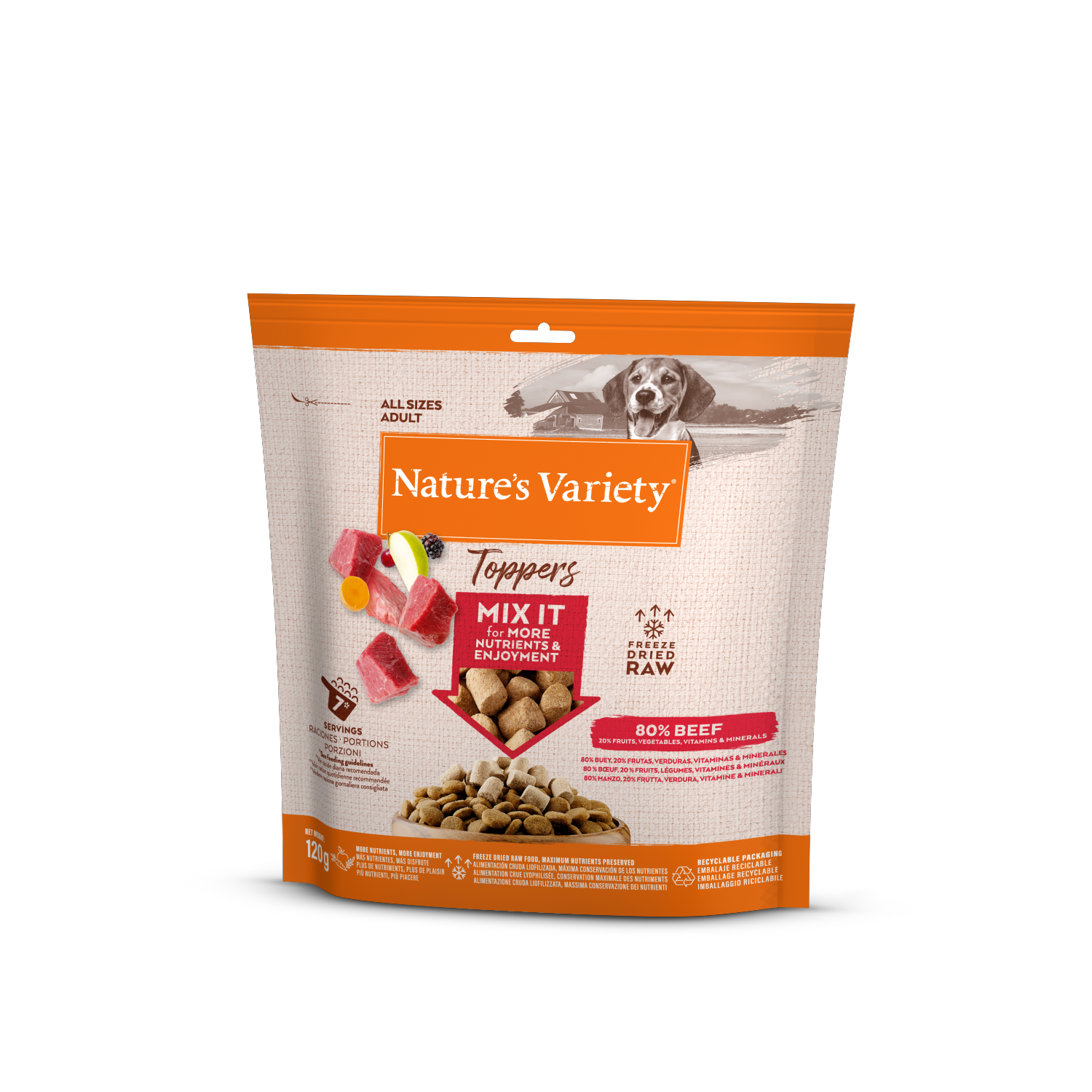 NV Toppers (jautiena) 120 g