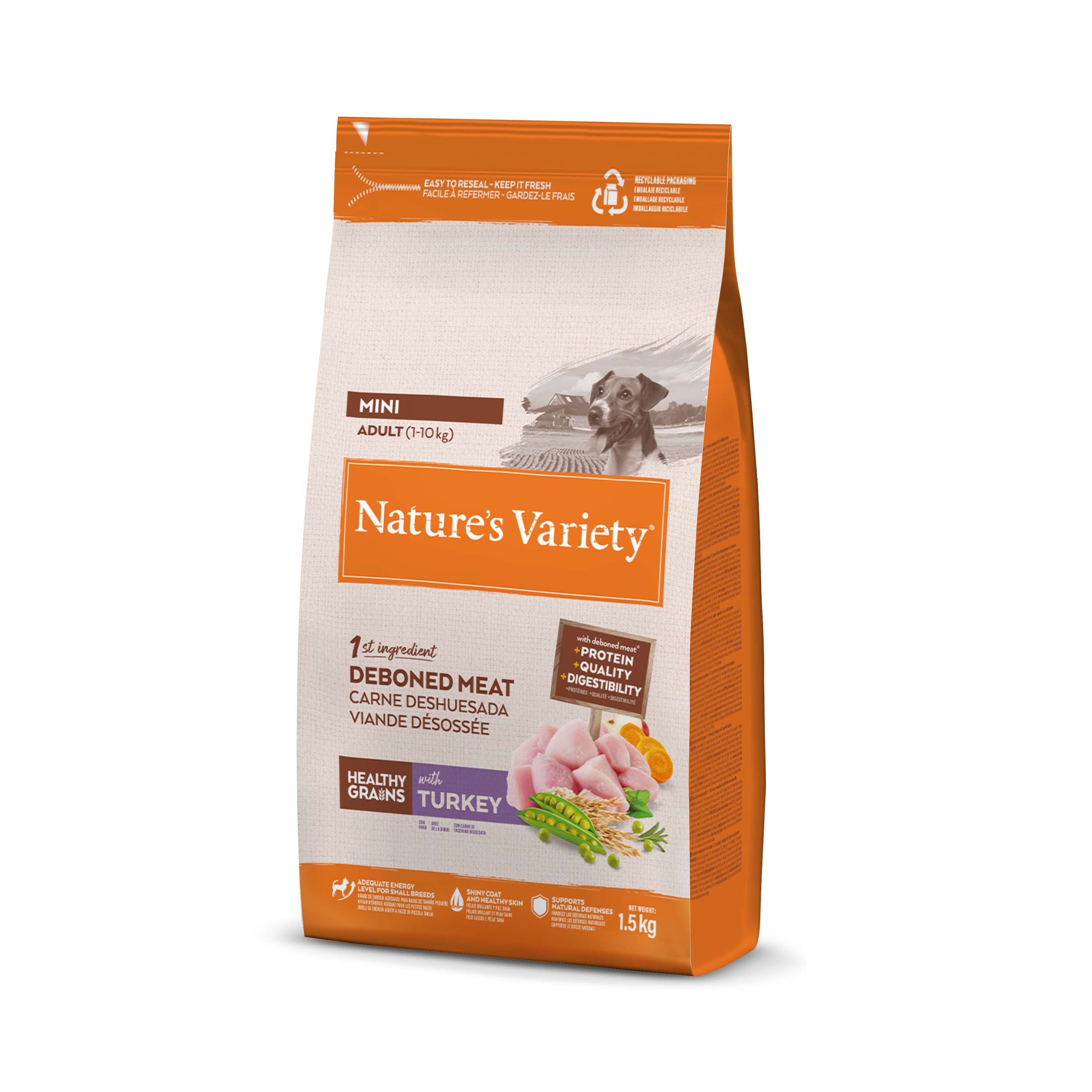 Healthy Grain Mini Adult (kalakutiena) 1,5kg